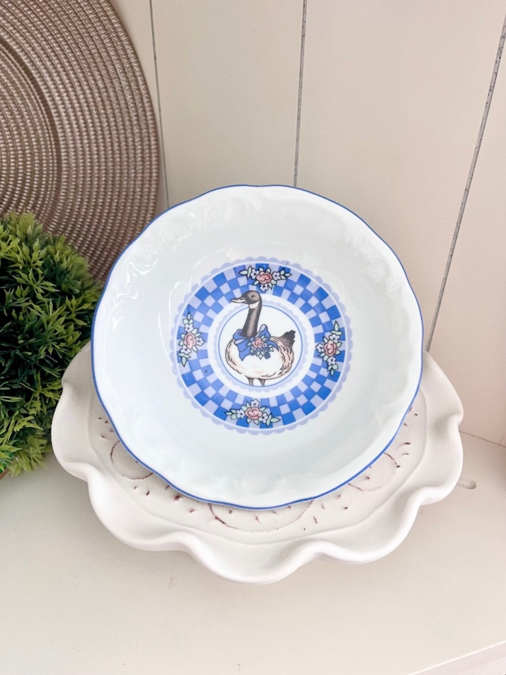 Vintage George Goose bowl, trinket dish - cottagecore dish
